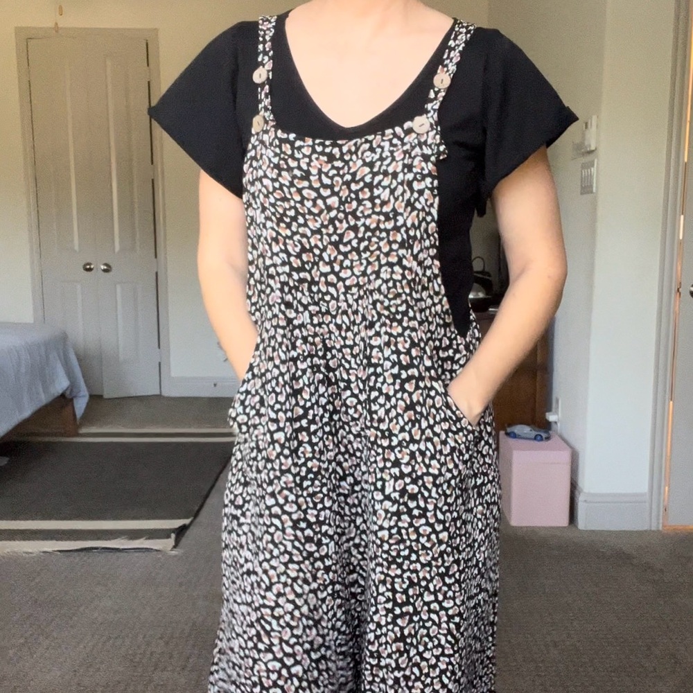 Jodifl abstract animal print jumper w/pockets